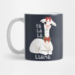 Fa La La La Llama Fun Christmas Design Mug